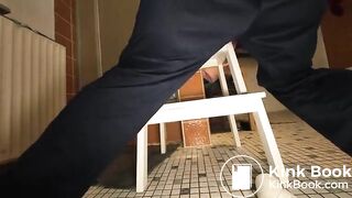Slut teasing and pooping booty