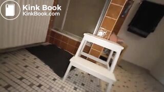 Slut teasing and pooping booty