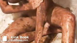 Fistinchen lubed up with shit