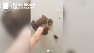 Scat en mi wc, Scat pov Abre la boca bien para recibir toda mi