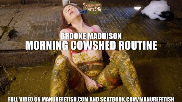 Brooke Maddison Morning Cowshed Routine in Cowshit