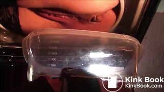 Mistress shit a big turd on a slave face
