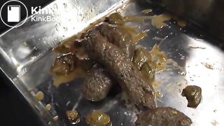 Asian pooping