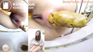 Asian girl hard to poop 7