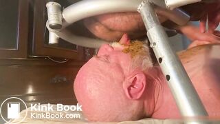 feeding diarrhea to grampa