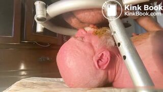 feeding diarrhea to grampa