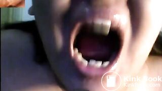 BBW Pinay Scat Mom Pees Shits Then Eats It On Cam