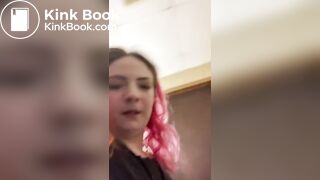 Emo Girl Takes a Gross Shit