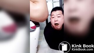 feeding the fat chinese pig