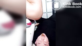feeding the fat chinese pig
