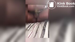 scat gay  hot black twink poop dirty anal combi