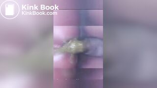 scat gay  hot black twink poop dirty anal combi