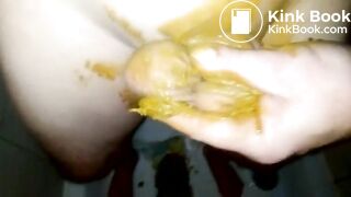 Messy diaper scat and smear