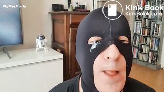 covered with puke and shit