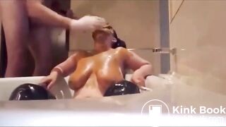 Big Tit Babe Fucked with Shit, Slapped and Bagged