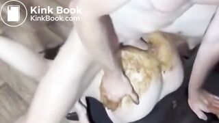 Hot Ass In Air Shit Fuck and Fist with Scat Babe