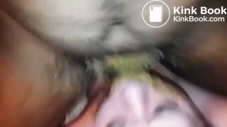 Man Shits in Babe's Mouth and Rough Fucks It