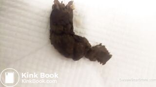 Cassie Scat Pushing Out 2 Turds While Her Pussy Dr