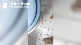 Whore eating shit and drinking piss for money