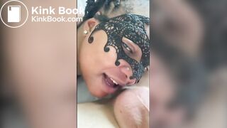 Black Slave Eats White Master's Shit