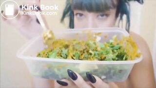 Femdom Scat Salad
