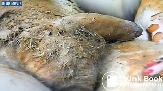 Disgusting Scat Cocksucking in Forest (Threesome)