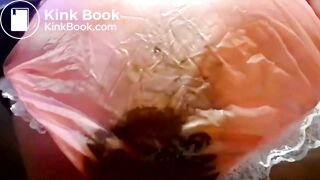 Pink Frilly Plastic Panty Poop