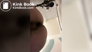 good looking man shitting