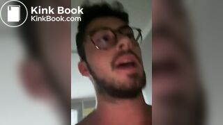 good looking man shitting