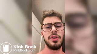 good looking man shitting