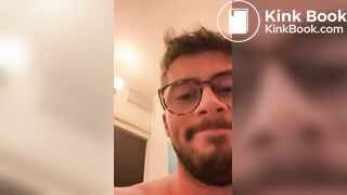 good looking man shitting