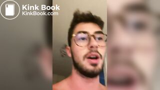 good looking man shitting