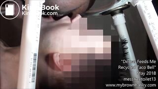 feeds me recycled taco bell