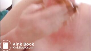 GILF Eating Her Own Shit