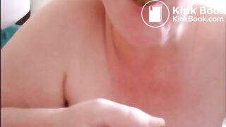 GILF Eating Her Own Shit