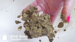 Sexy blonde gets messy