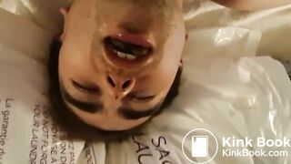 chewing shit and sucking dick