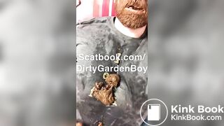 Scat boy eating shit