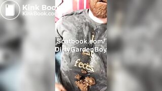 Scat boy eating shit
