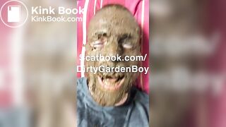 Scat boy eating shit