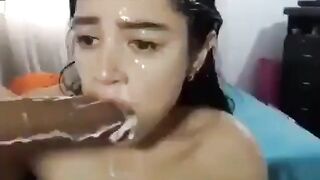 Pukewhore Porn her THROAT - ToiletGirlsLive