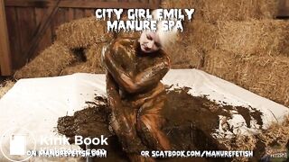 Girl submerges completely in shit