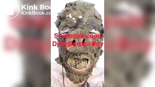 Scat pig eating shit