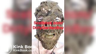Scat pig eating shit