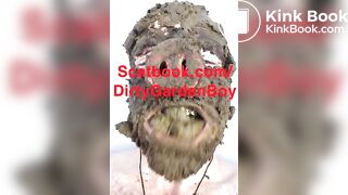 Scat pig eating shit