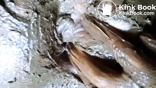 Scat fisting Dad