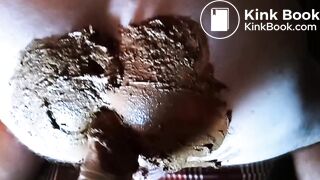 Scat fisting Dad