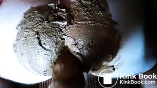 Scat fisting Dad