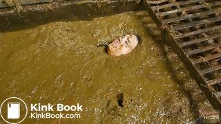 Betty submerges completely in shit