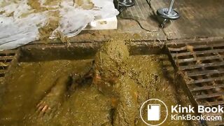 Betty submerges completely in shit